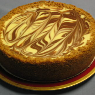 Marbled Amaretto Cheesecake