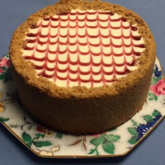 White Truffle Raspberry Cheesecake